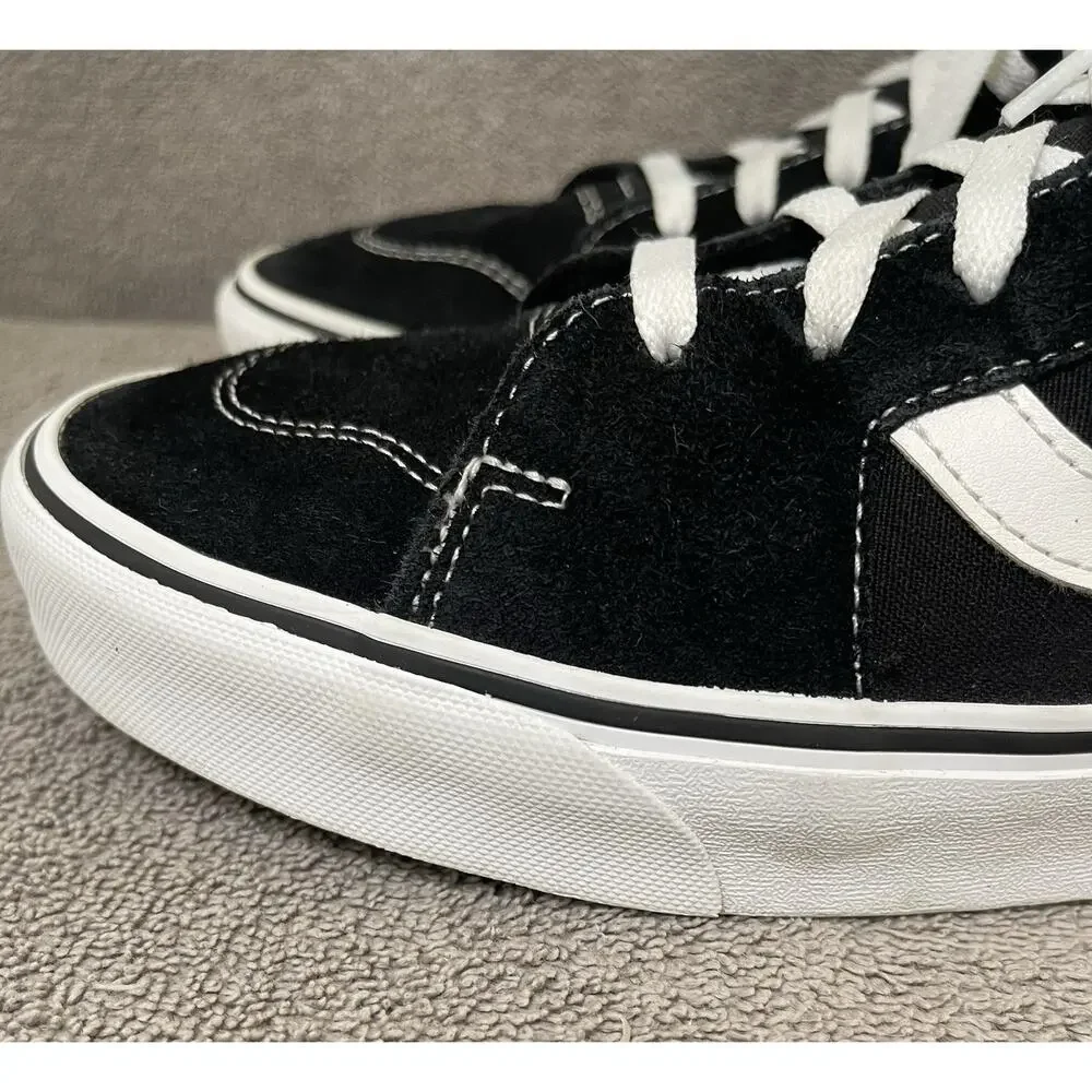 Size 9.5 - Vans Sk8- High Black White